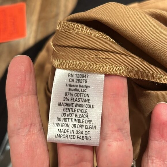 NILI LOTAN cotton pants size 8 made in USA - Picture 7 of 10